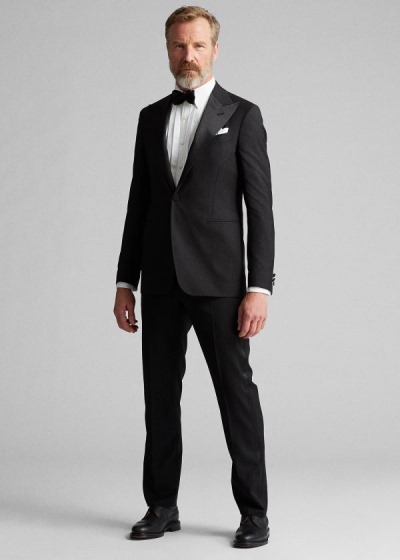 Men's Ralph Lauren Lightweight Wool Tuxedo Jacket | 980542GCY